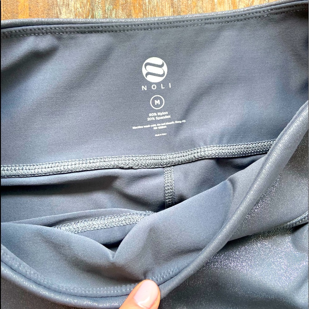 Noli silver with sparkles leggings - NWOT